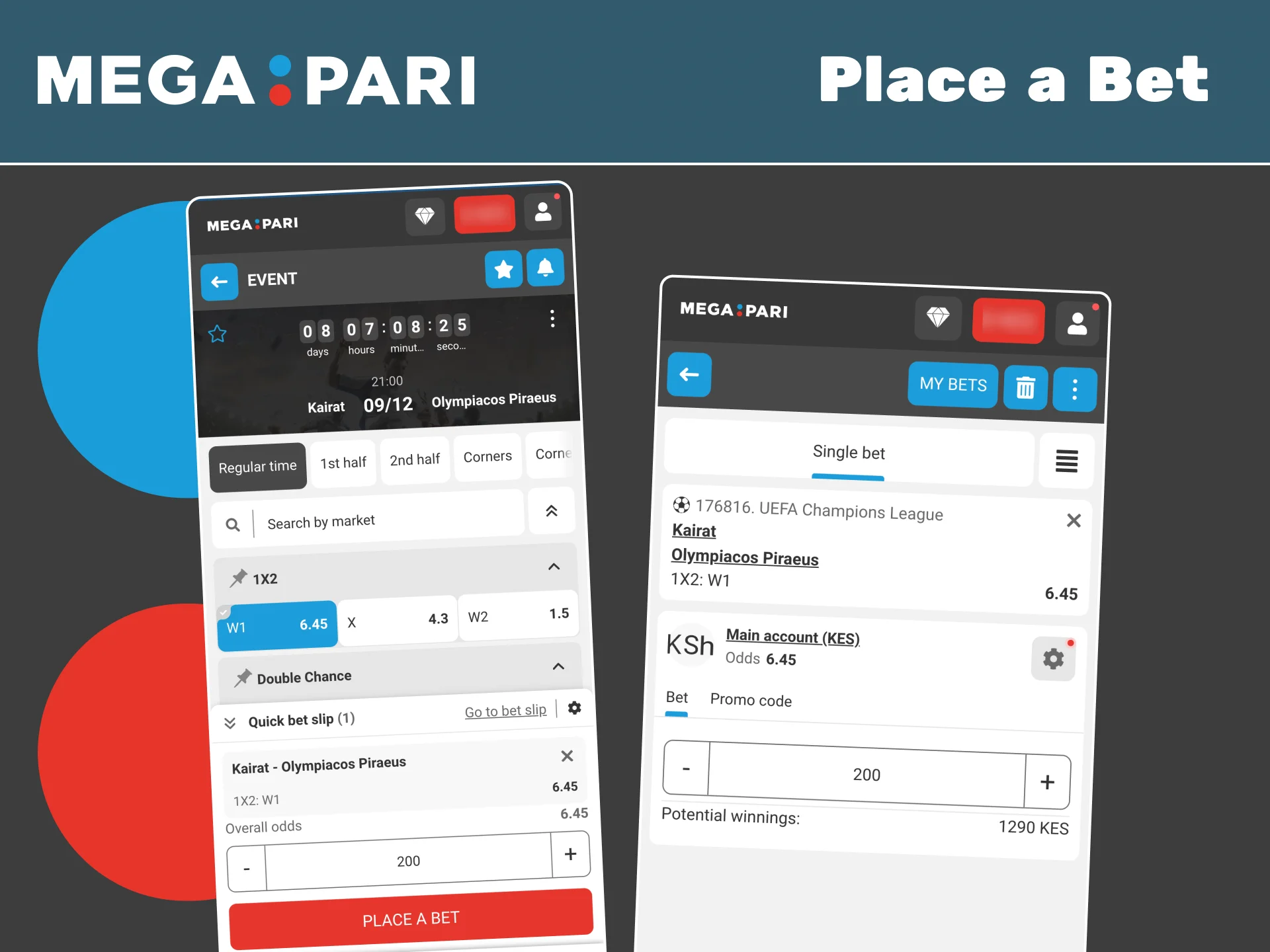 Place your first bet on Megapari app and enjoy mobile sports betting.