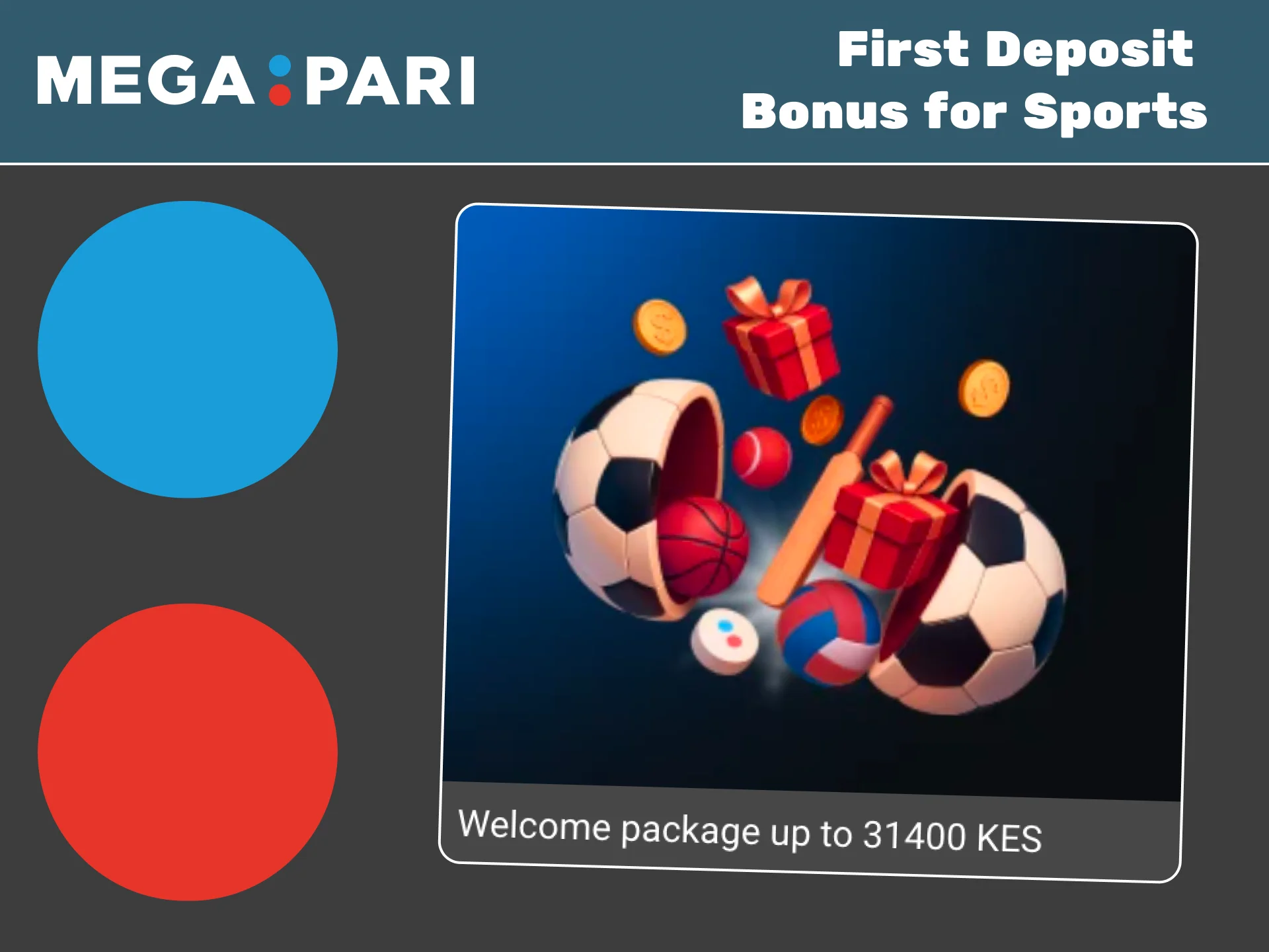 Start sports betting at Megapari with a generous welcome bonus.