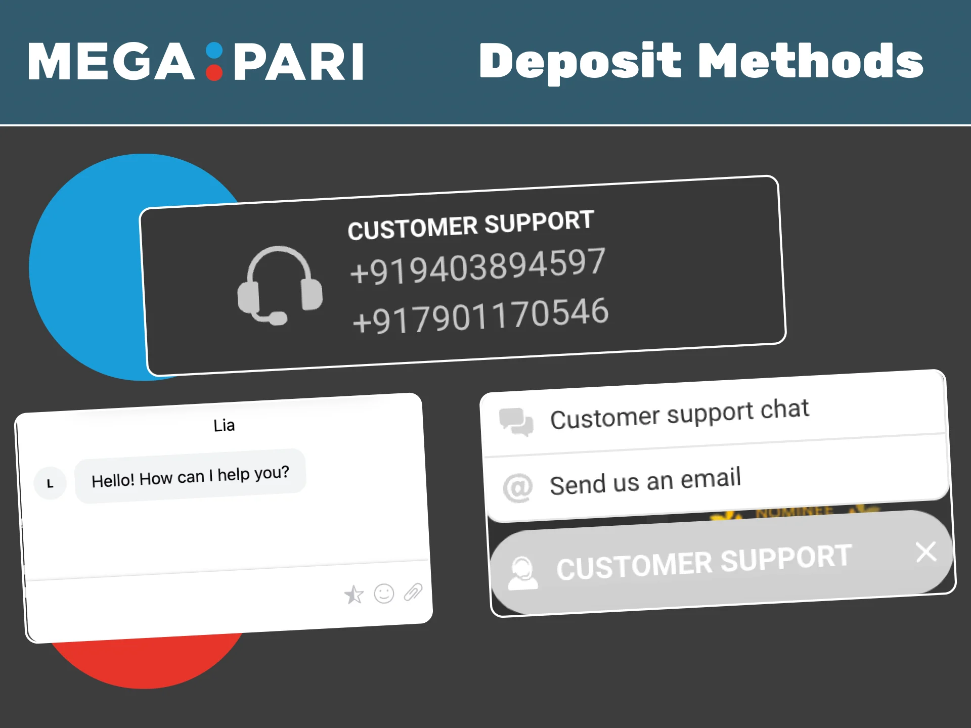 Contact Megapari support in Kenya via phone, email, live chat, or contact form for fast problem resolution.