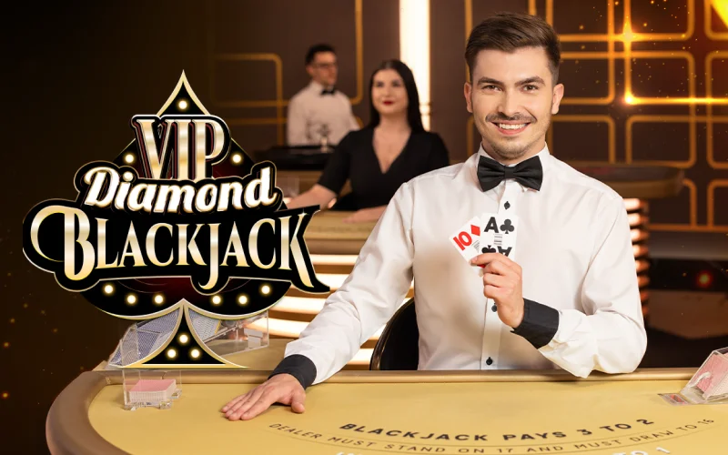 Bet in Diamond VIP Blackjack at Megapari for a premium blackjack experience.