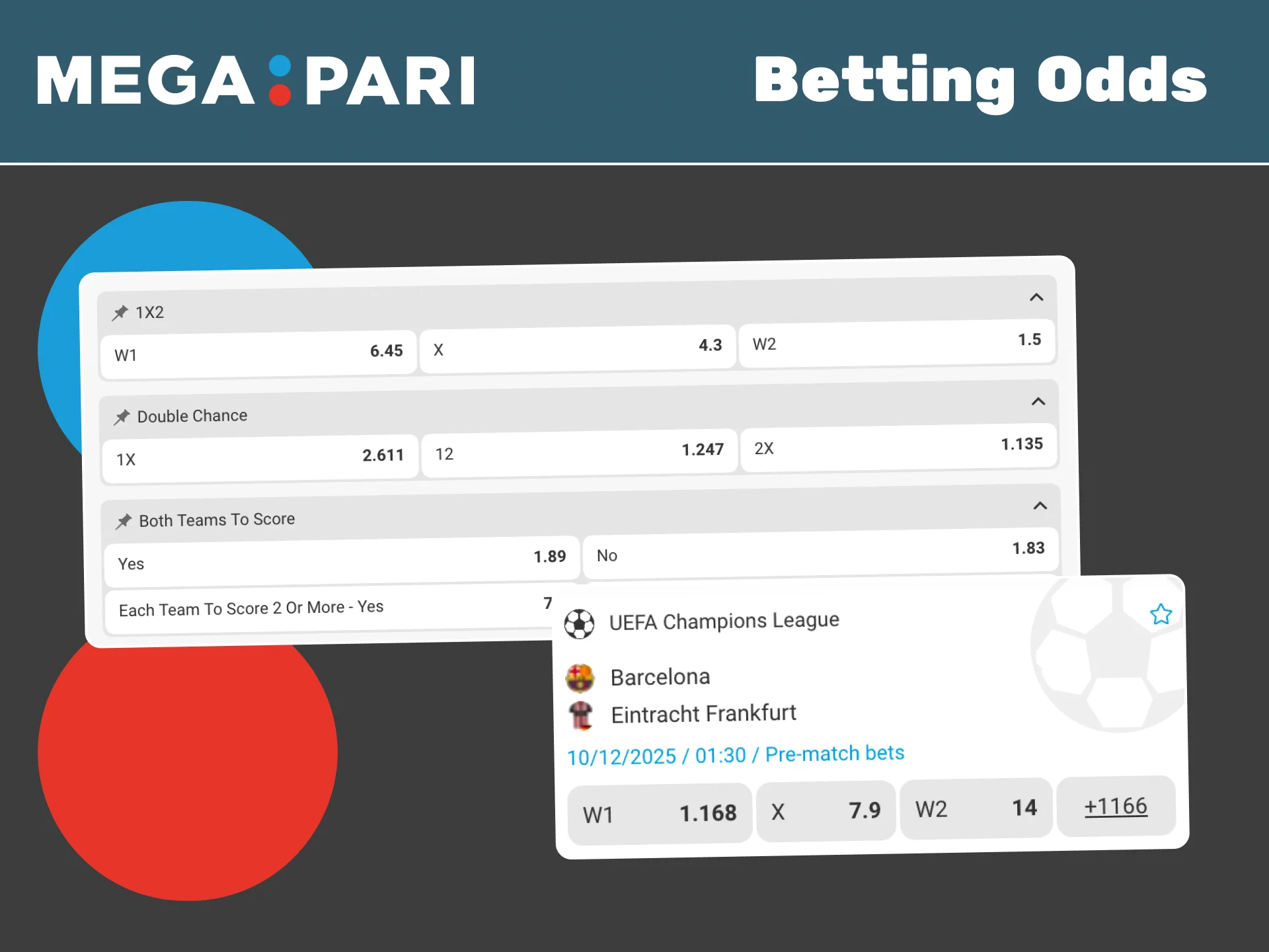 Check Megapari decimal odds and calculate your potential winnings easily.