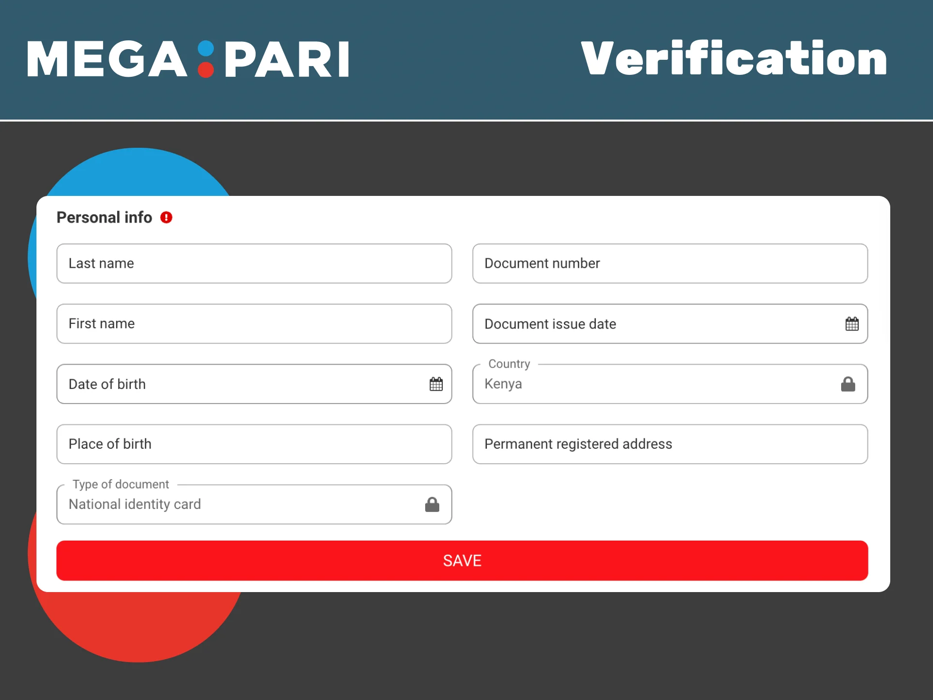 Verify your Megapari account to secure withdrawals and protect your profile.